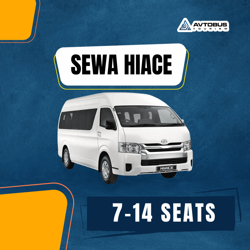 Sewa Hiace Jakarta, Cirebon, Bandung, Purwakarta, Banten, Karawang, Cikarang, Surabaya, Banjarmasin, Karawang, Yogyakarta, Palembang, Indramayu, Kalimantan, Makassar, Medan, Sukabumi, Semarang, Solo, Tasikmalaya, Bali, Balikpapan