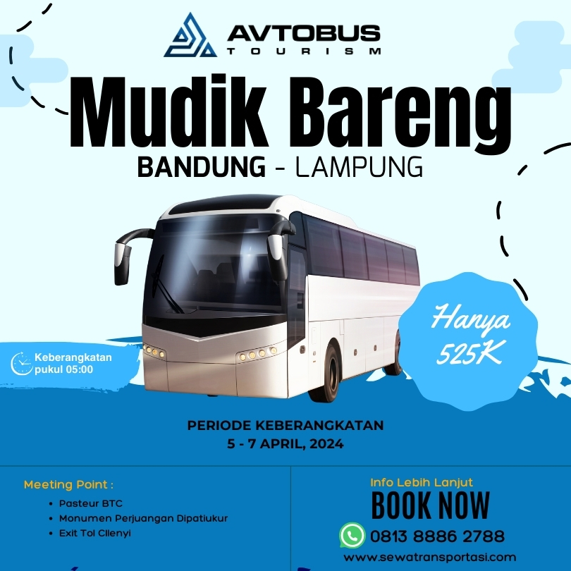 Tiket Mudik Bandung Lampung 2024